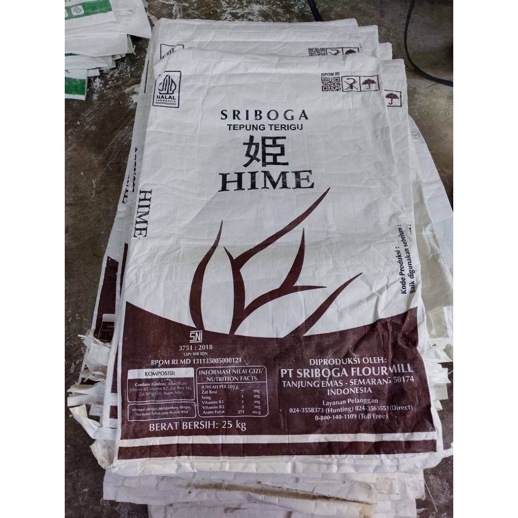 karung bekas Tepung 25kg