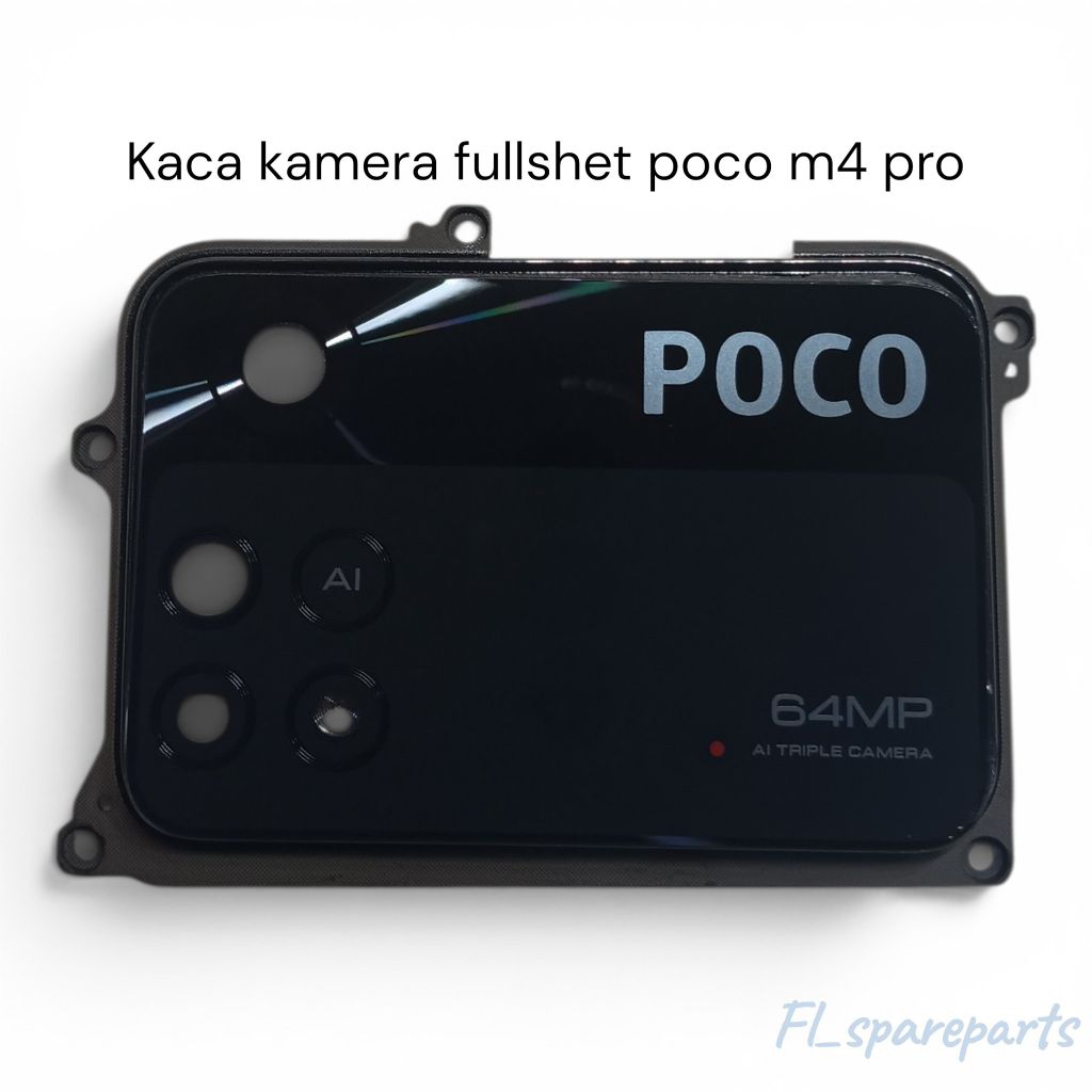 kaca kamera fullshet/tutup mesin poco m4 pro