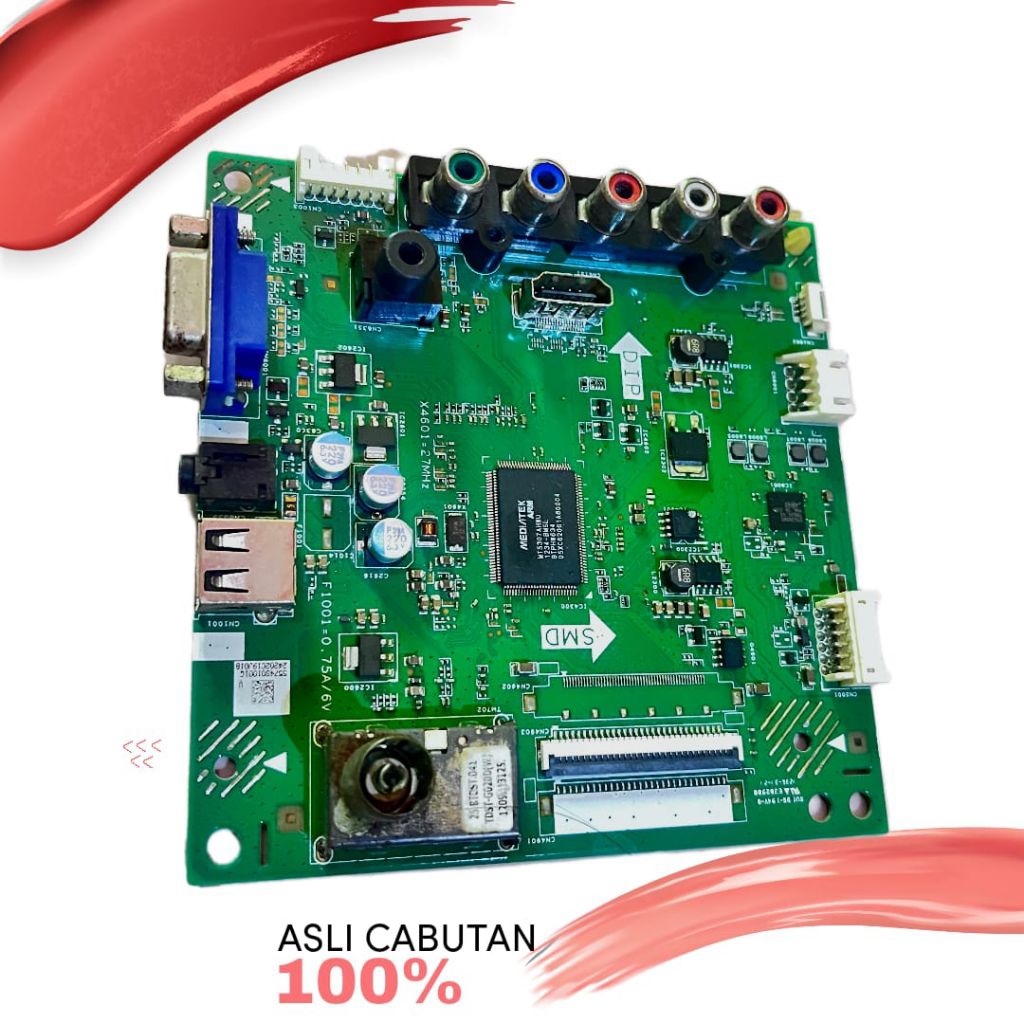 BERGARANSI MB 24INCH SHARP LC-24N4071 MAINBOARD MESIN TV NORMAL CABUTAN BERGARANSI ASLI SIAP PASANG 
