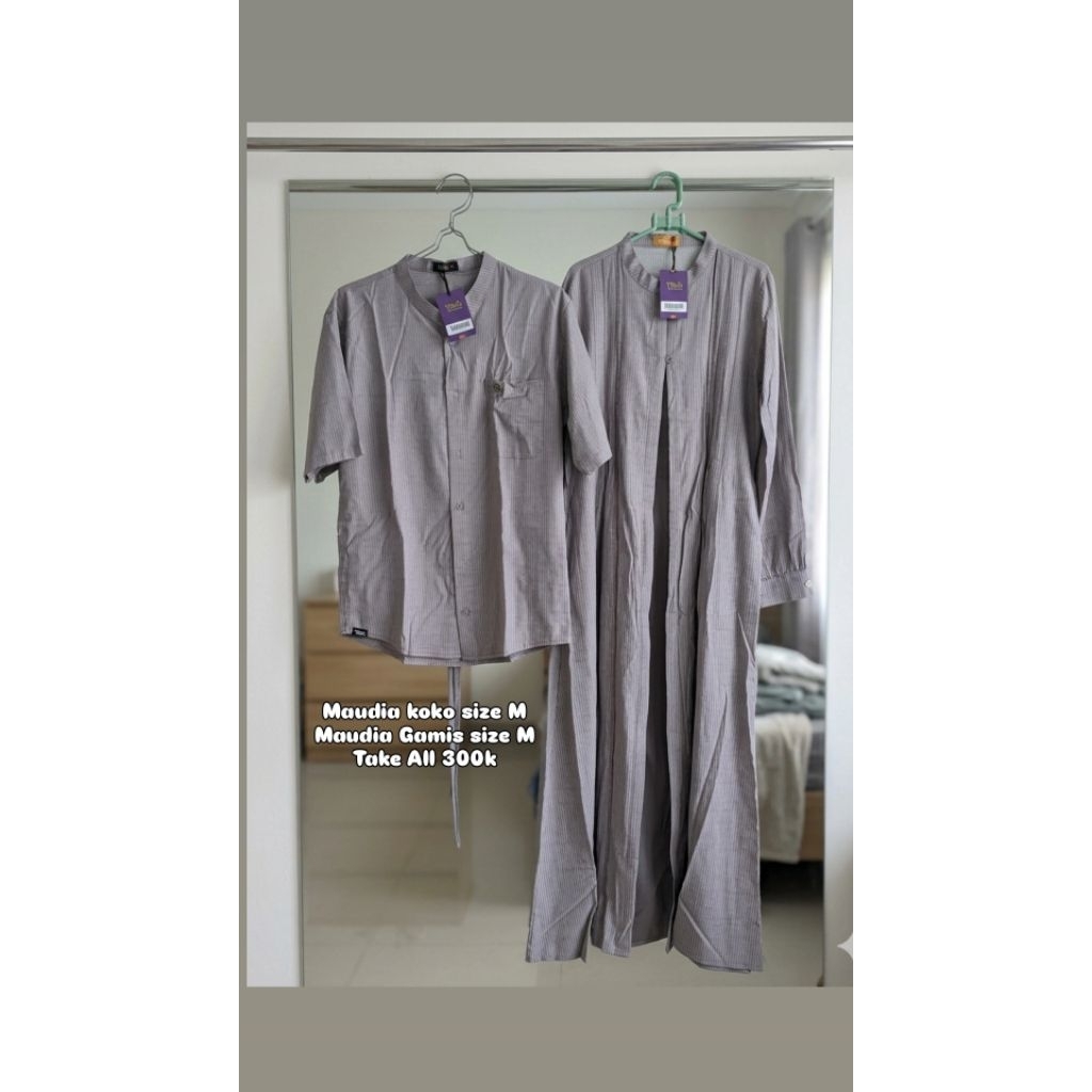 PL NEW Sarimbit Maudia Nibras Gamis & Koko Size M