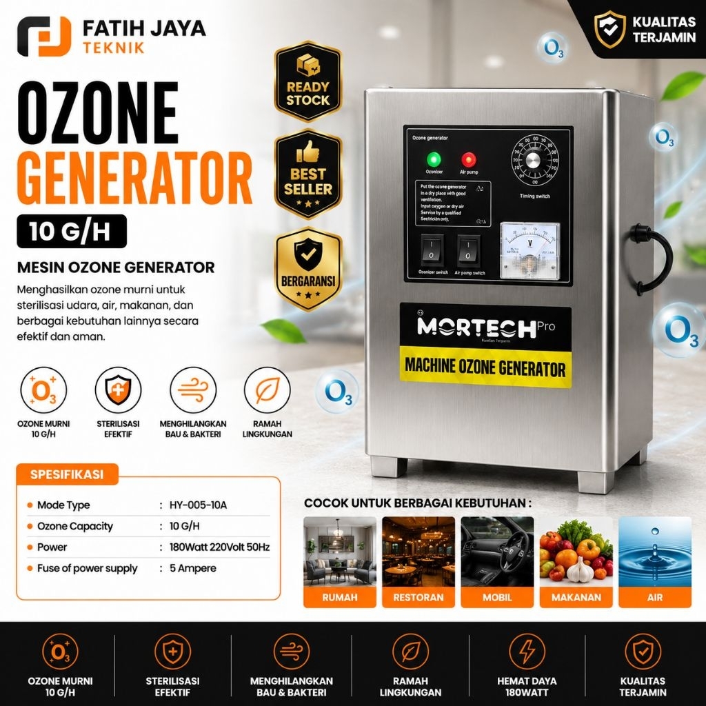 Mesin Ozone Generator 10gram / Ozone Generator O3 High Quality