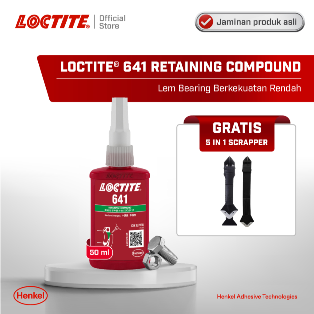 Henkel LOCTITE 641 Retaining Compound Lem Bearing/Lem Shaft - 50 ml