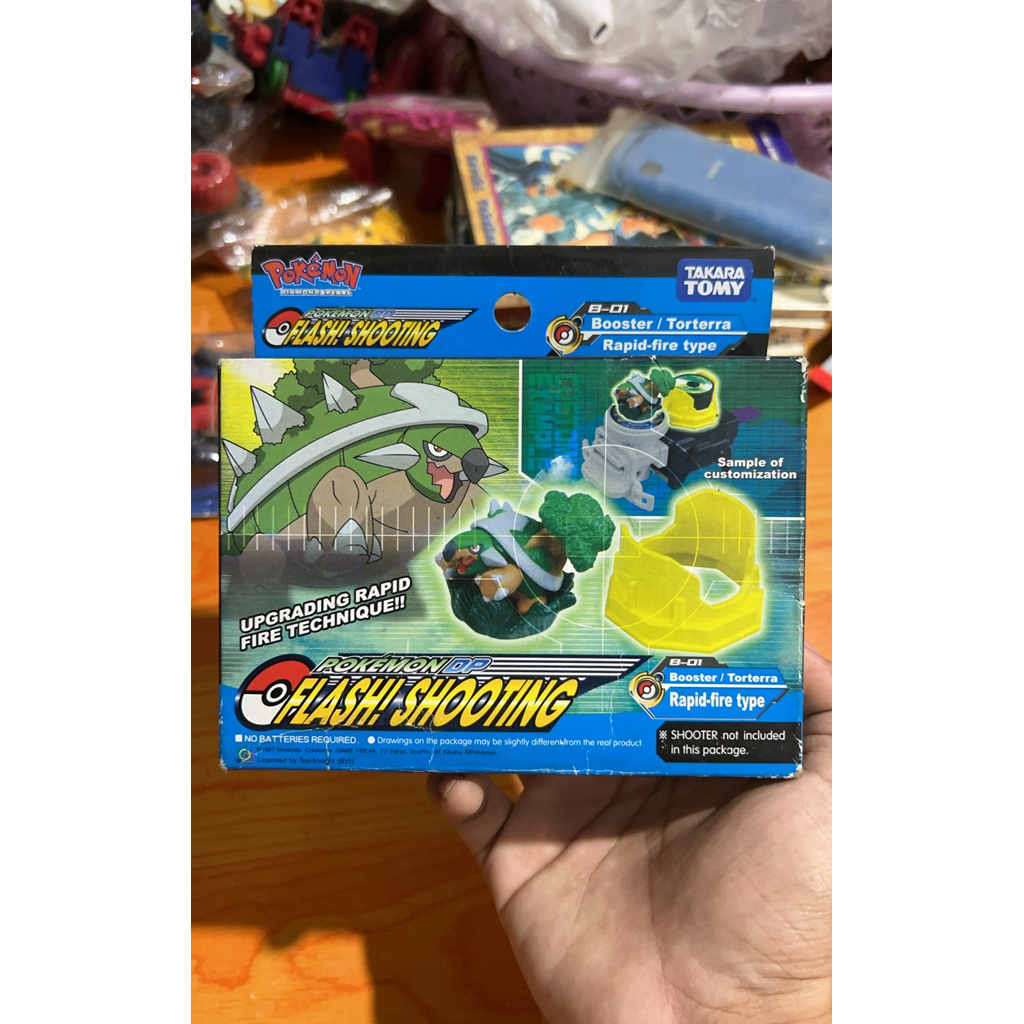 Takara Tomy Pokémon DP Flash Shooting B-01 Booster Torterra.