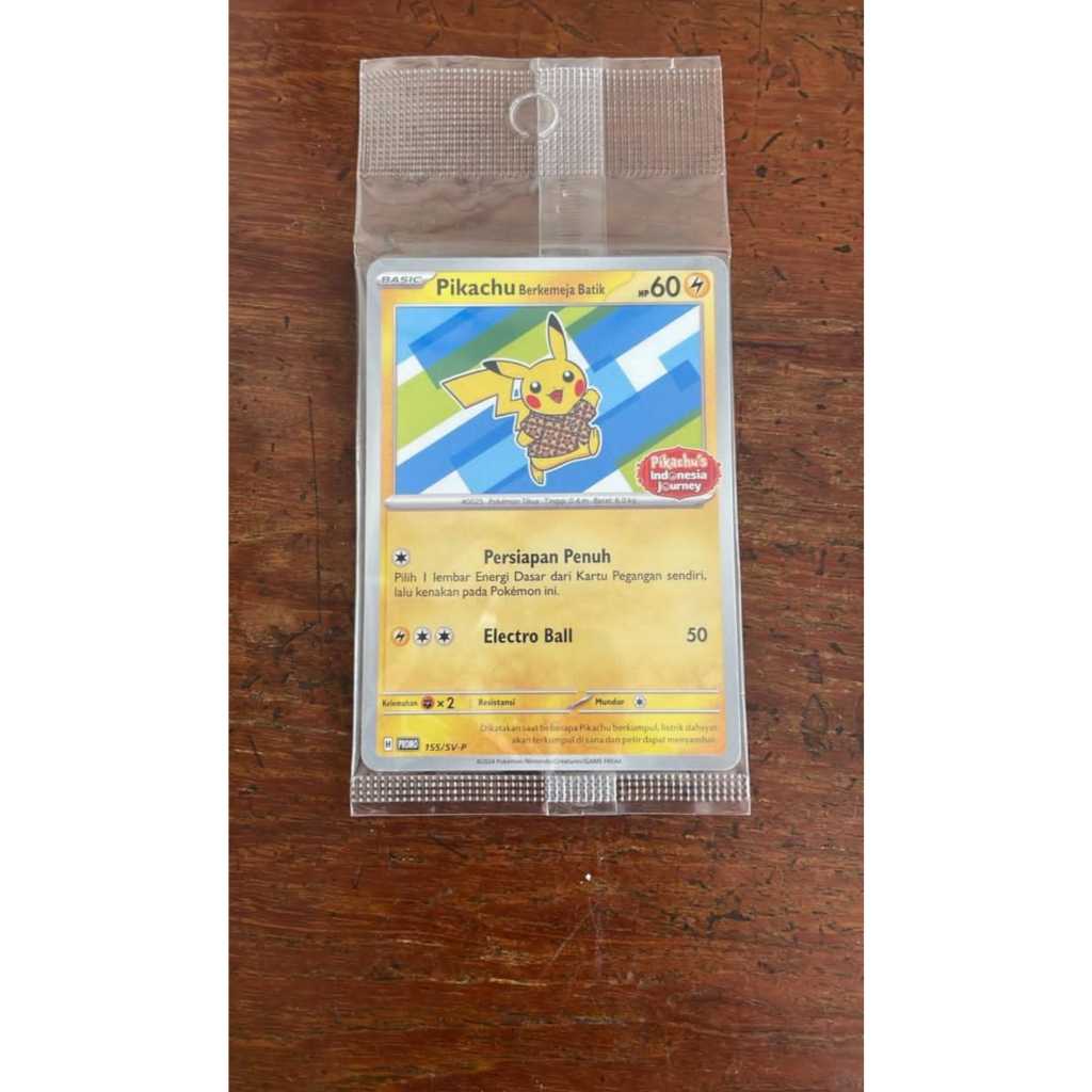 Pokemon TCG Indonesia - Pikachu Berkemeja Batik Staryu SEALED