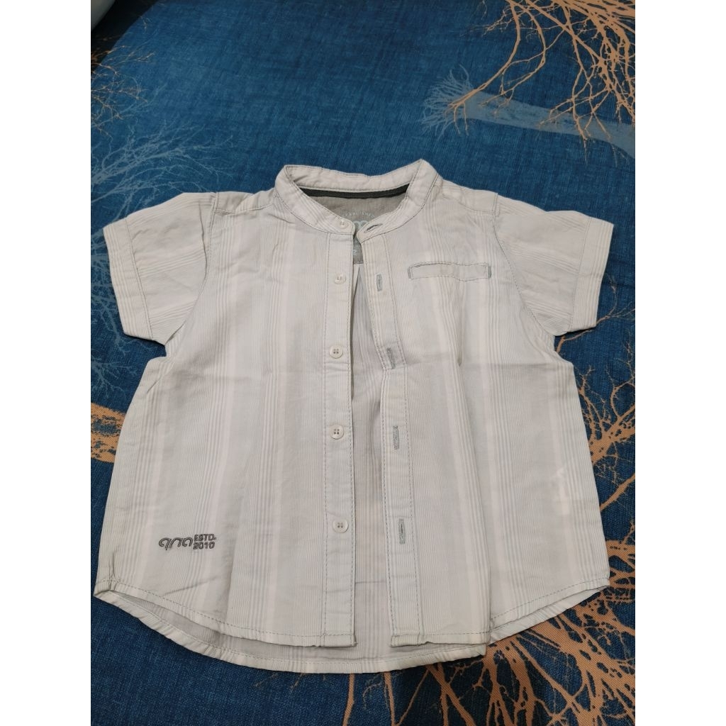 kemeja soft blue
