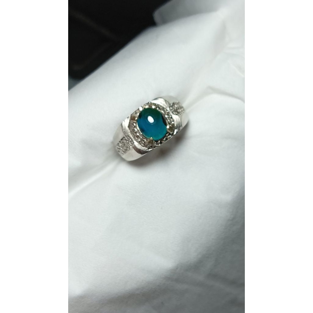 natural cincin bacan doko mini bluees giwang crystal