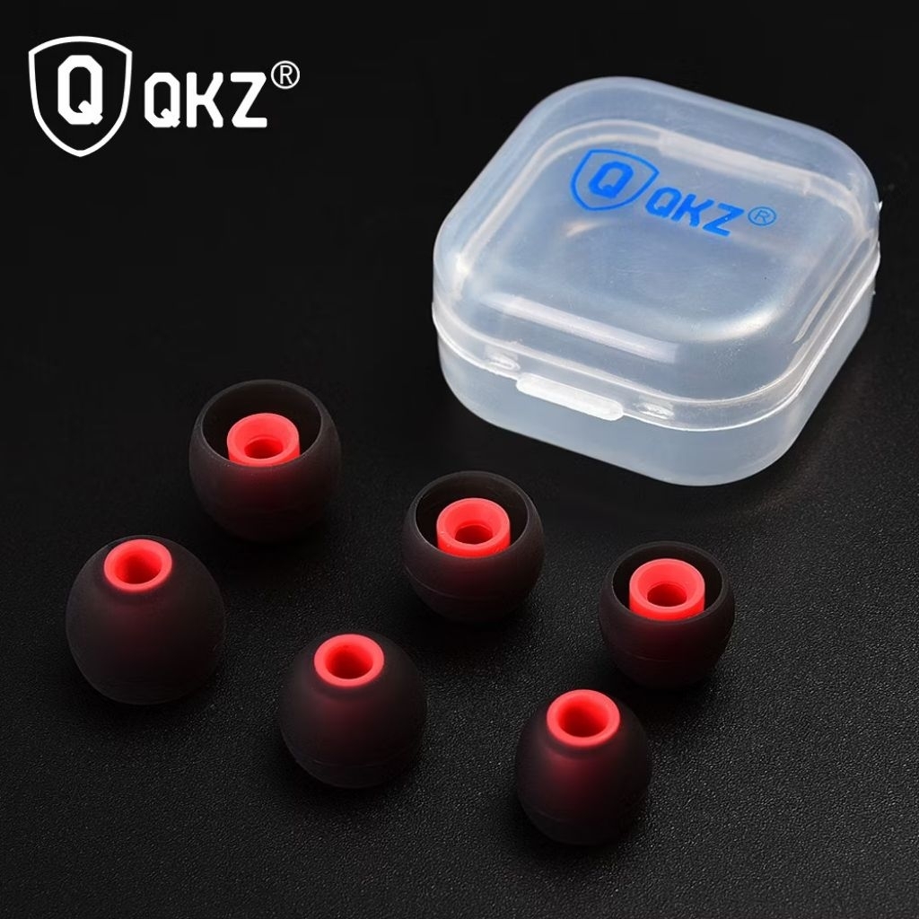Qkz 3 Pairs Universal Replacement Silicone Eartips for Iem