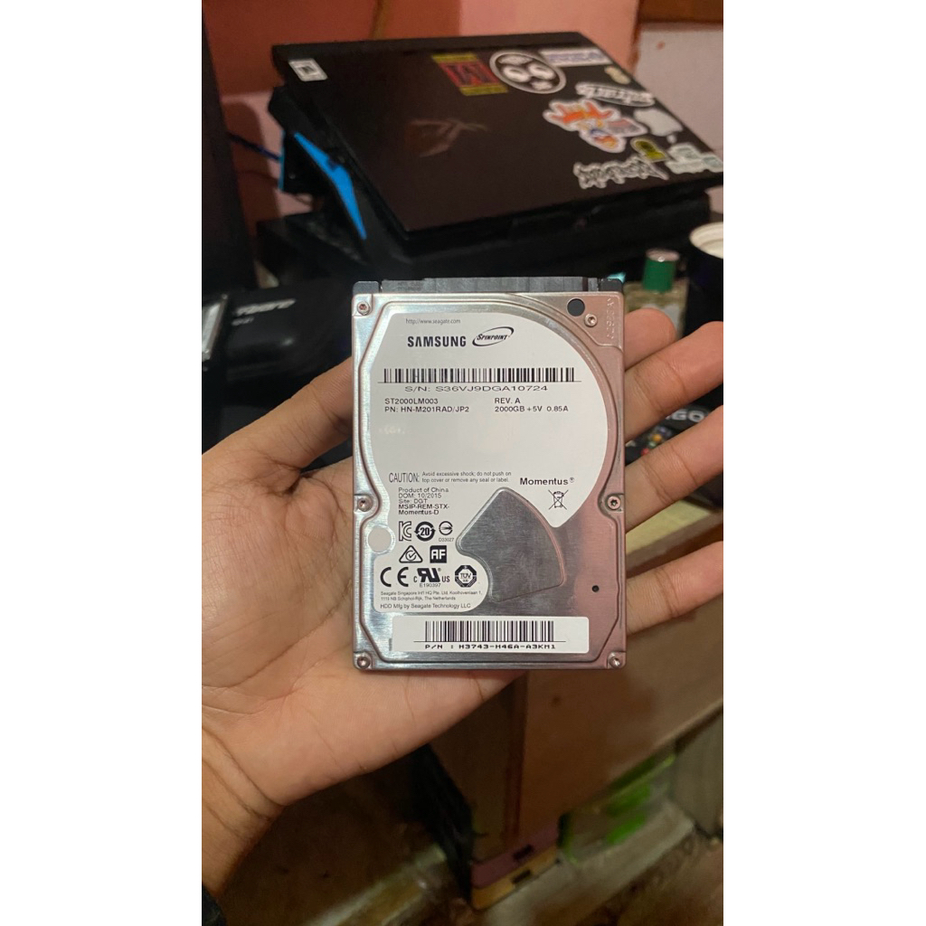 Seagate HDD Hardisk Internal 2.5” Laptop 2TB