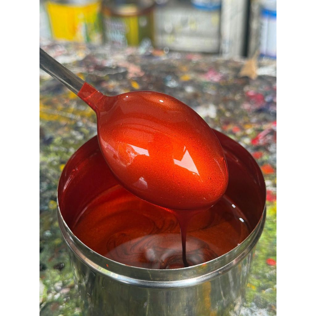 candy orange metalic cat pu 200mili polyurethane original