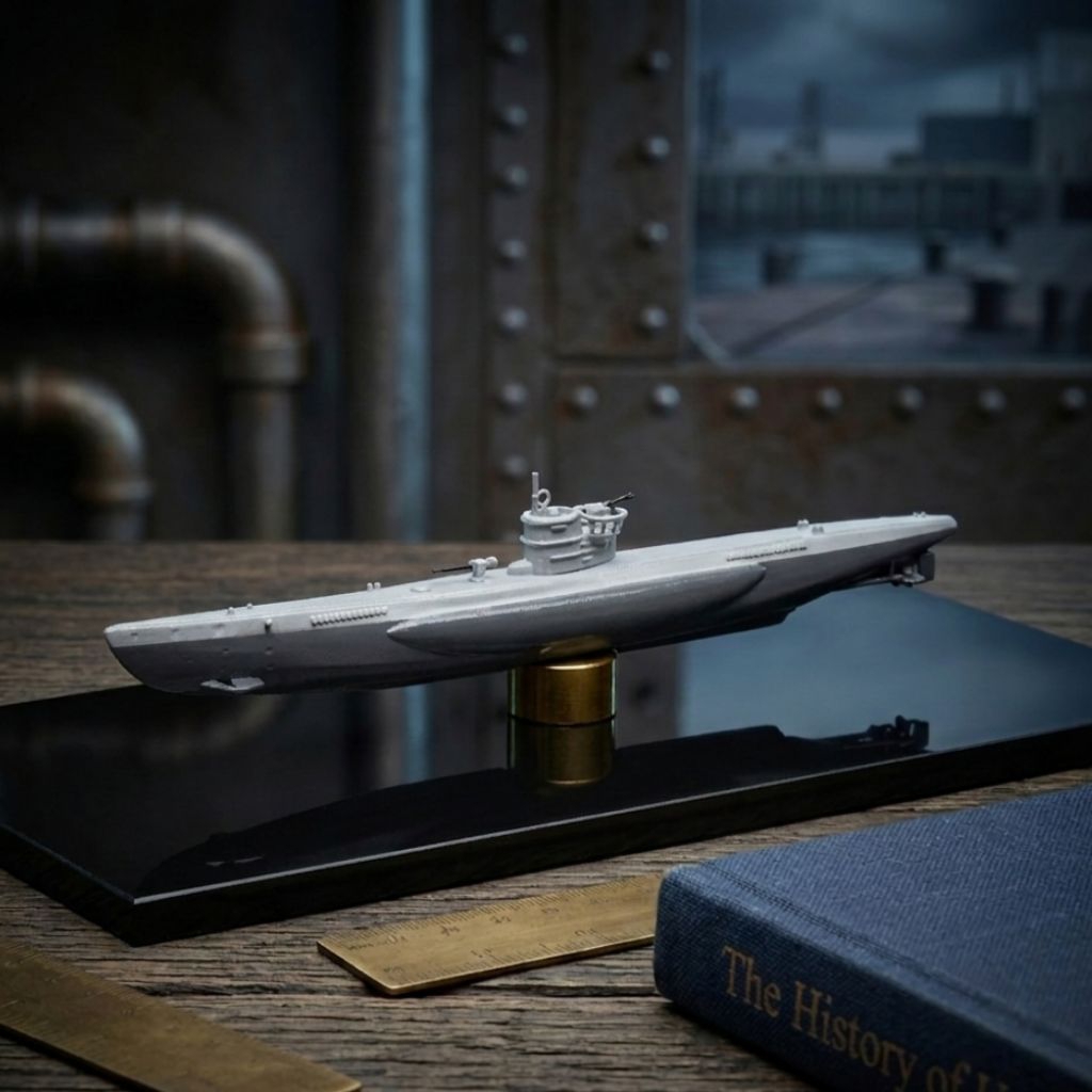 Diecast/Miniatur Kapal Selam German WW2 submarine U-Boat Type-VII
