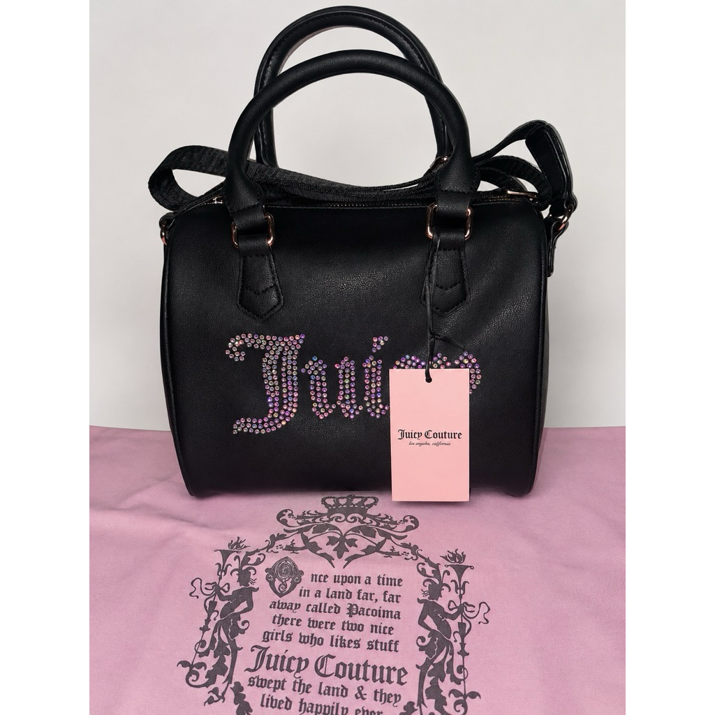 NEW Juicy Couture Obsession satchel bag in black