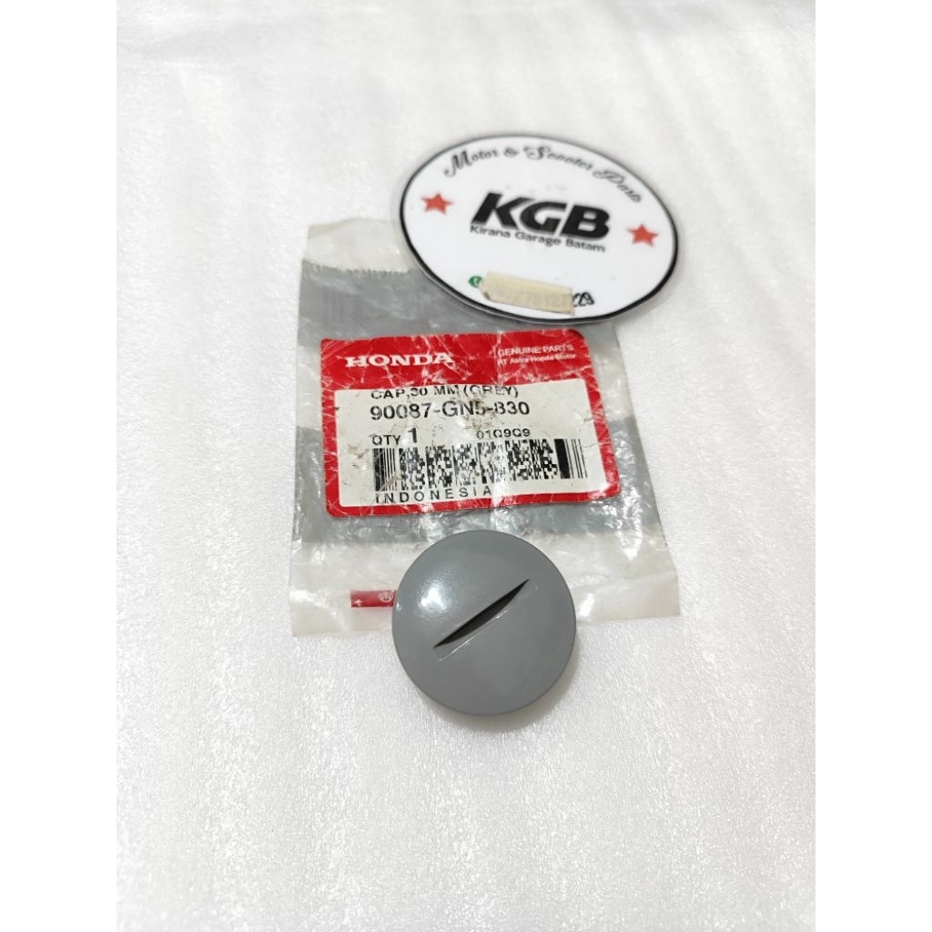 cap 30mm plastik tutup magnet besar motor honda grand supra 100 star prima legenda Ori baru ahm 9008