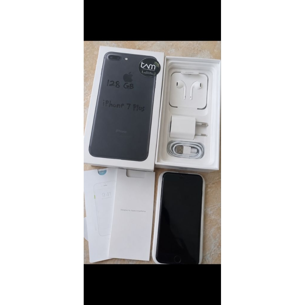 Iphone 7plus penyimpnan 128gb ibox (second)