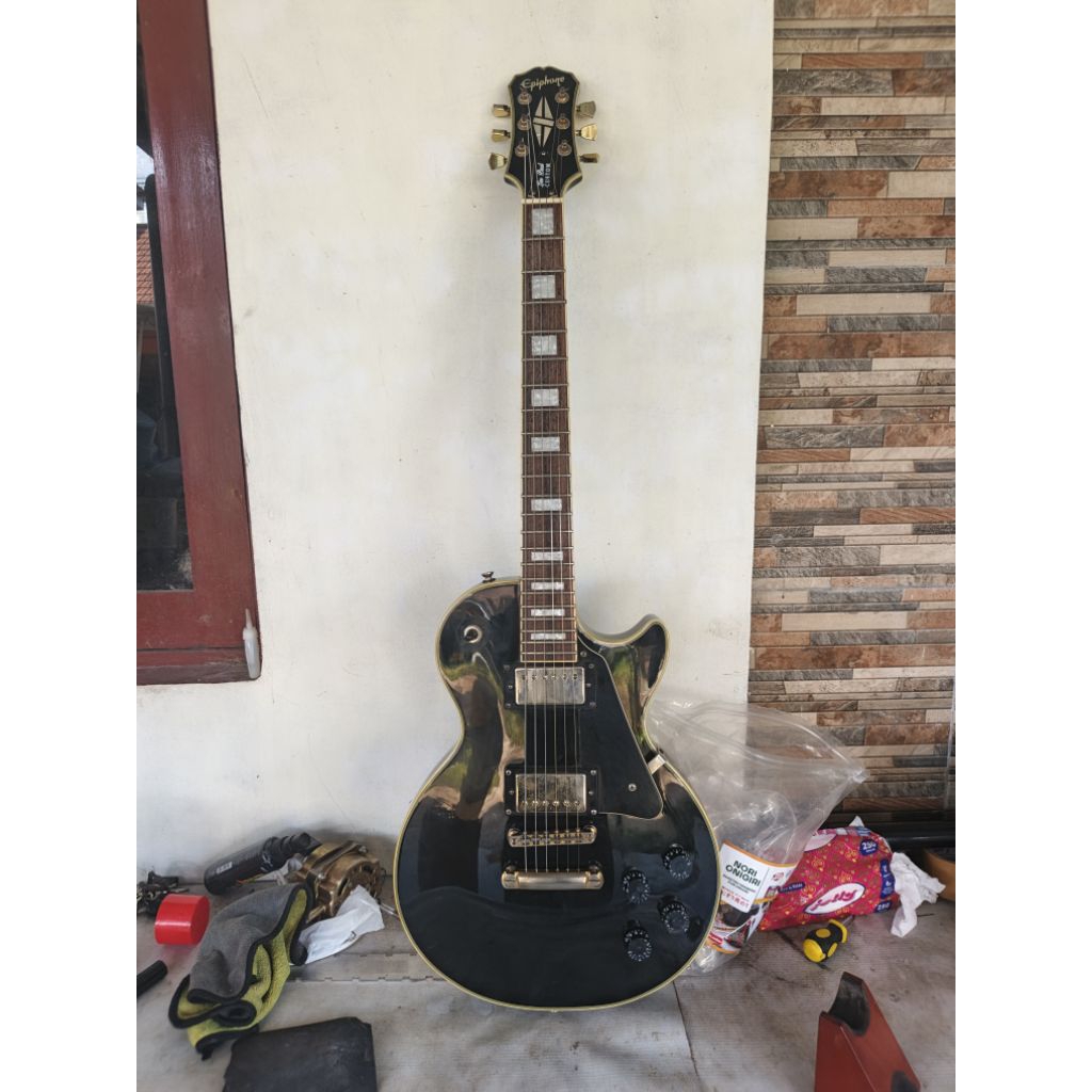 Gitar epiphone les paul ebony original