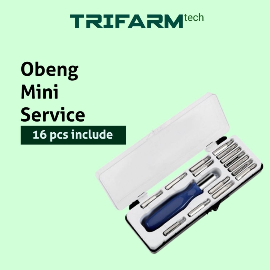 16 Pcs Obeng Mini Service Hp / Obeng Kecil Lengkap / Obeng Bintang TRIFARM_tech