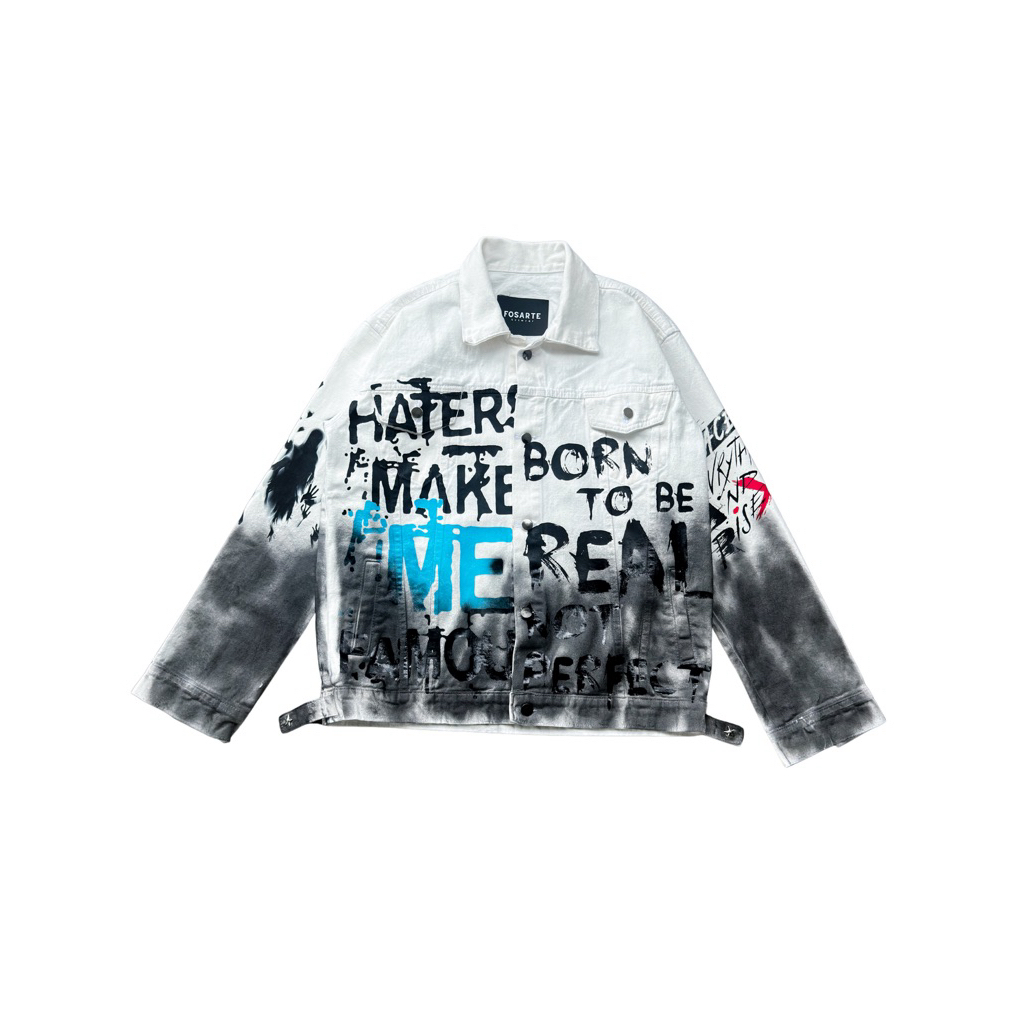 UNBROKEN Jacket DENIM White 14oz