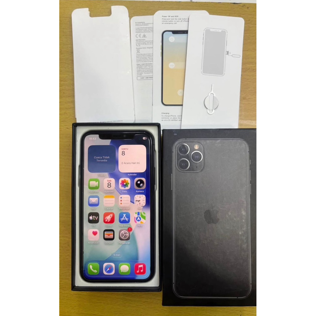 IPhone 11 Pro 256GB Second Original Fullset Normal Pemakaian