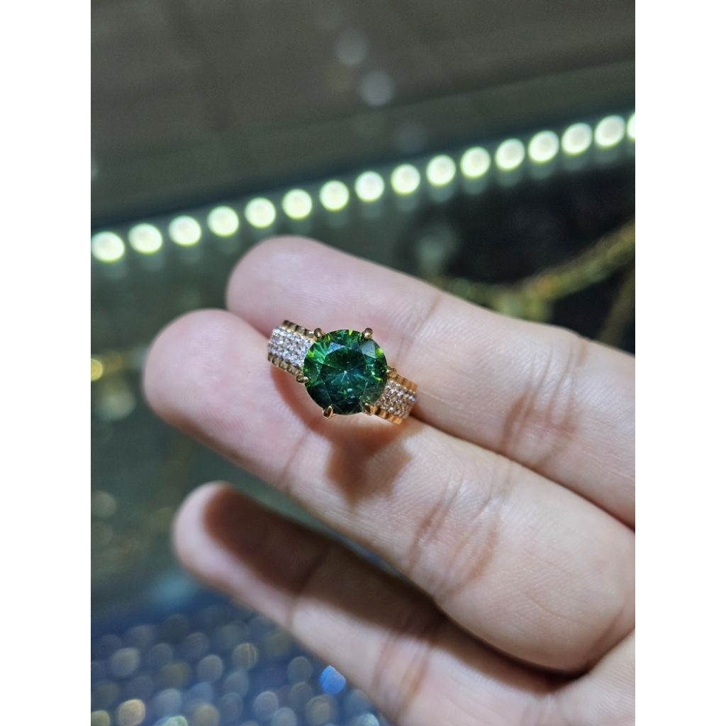 cincin soliter roxe mata hijau