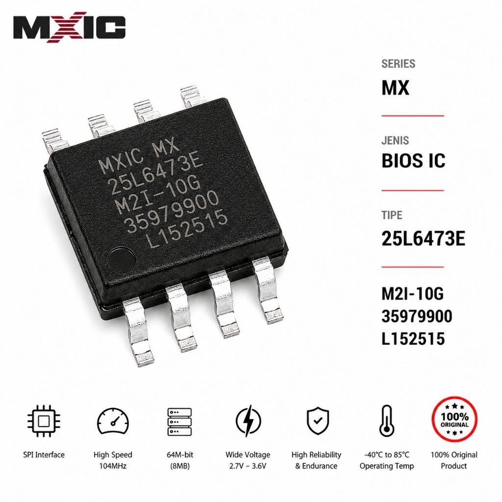 IC BIOS MXIC MX25L6473E M2I-10G SOP-8 64Mbit 8MB SPI Flash EEPROM Original BIOS Laptop PC TV Mainboa