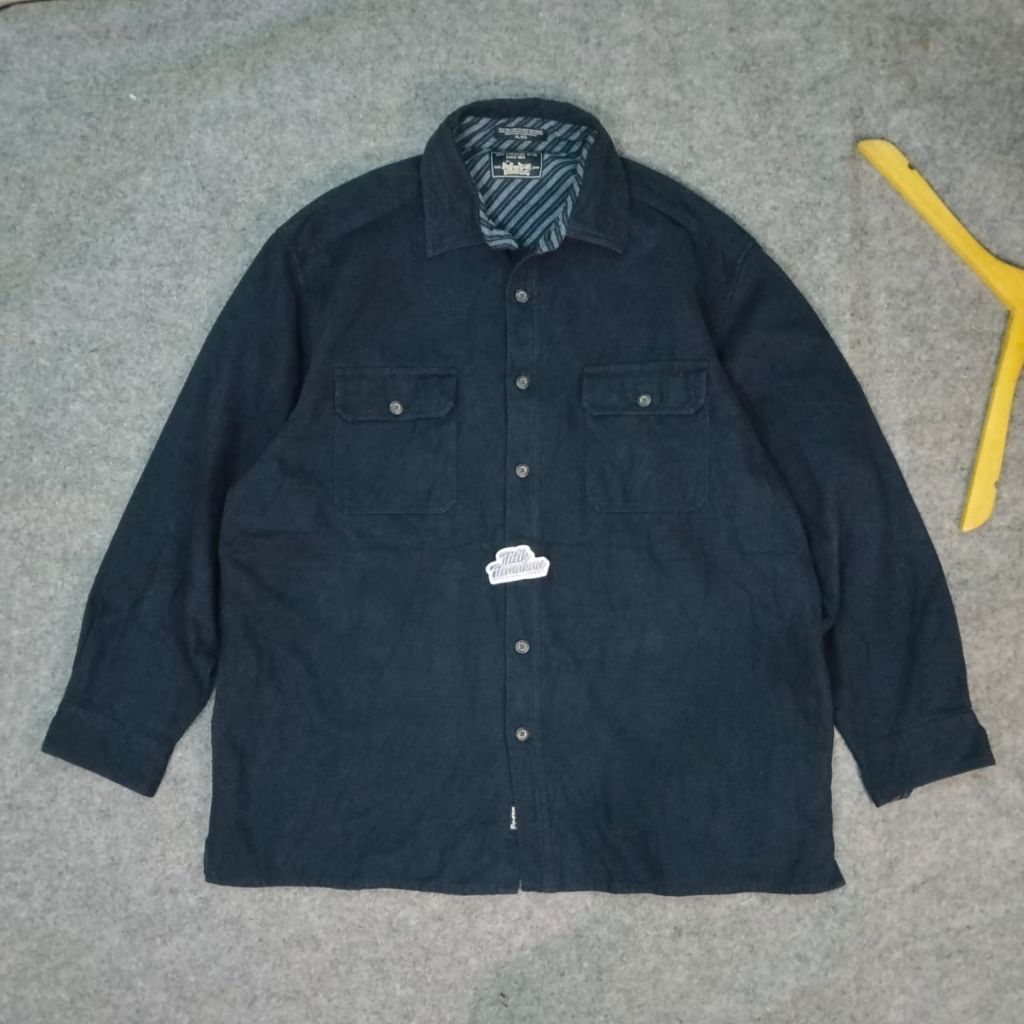 Levis Mens Cotton Canvas Shirt Jacket vintage 90s Navy Titiktemukuu