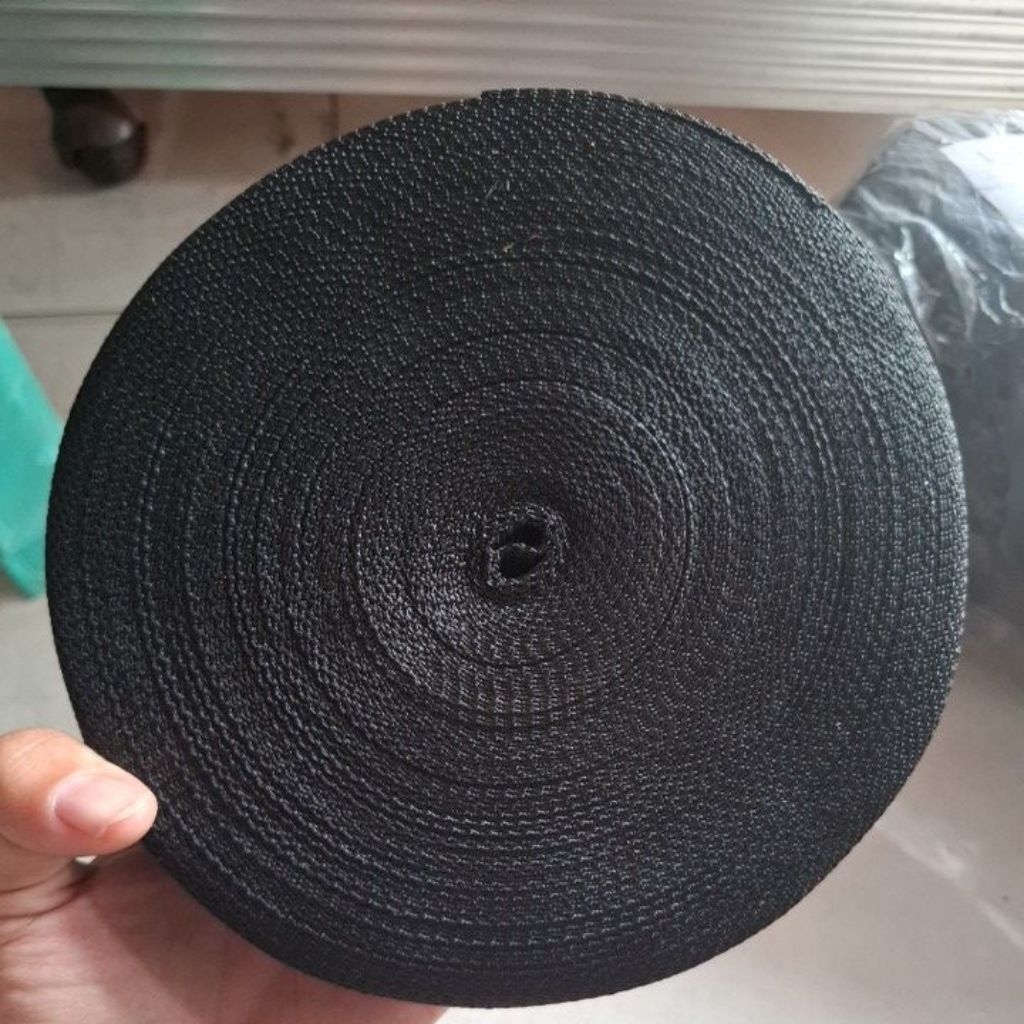 Sabuk Webbing Bisban 3.8 cm / Tali Selempang Tas Ransel Sabuk PCR Per Roll