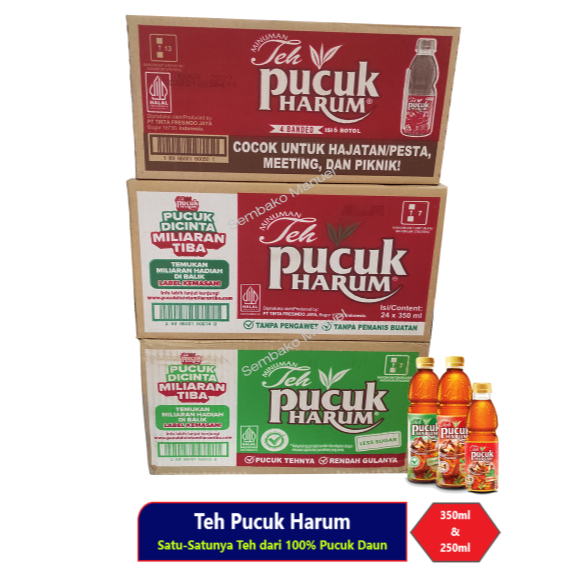 Teh Pucuk Harum 250ml & 350ml