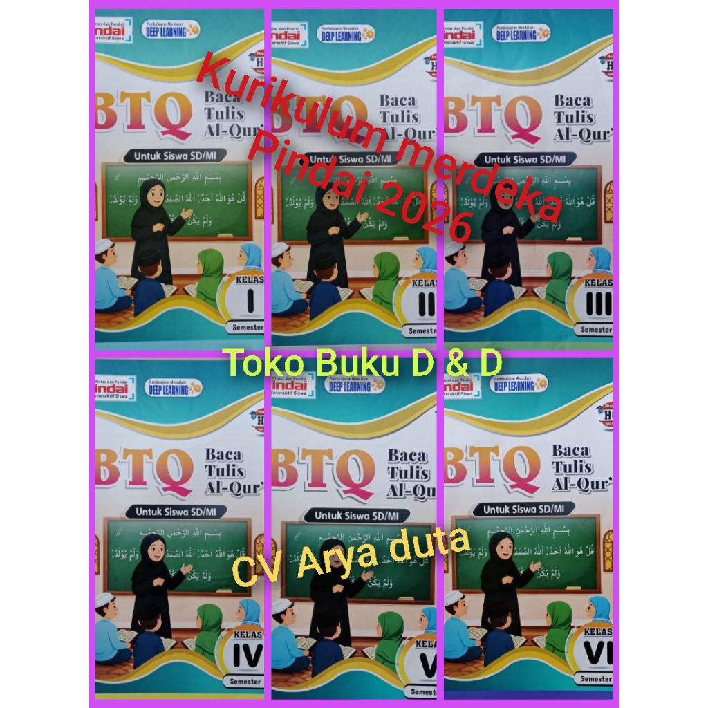 LKS btq SD MI kelas 123456 semester 1 CV Arya Duta
