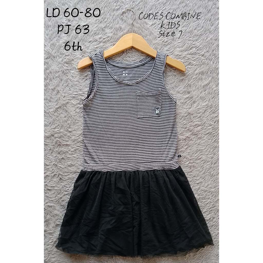 Dres anak kombinasi tile 6th CODES COMBINE