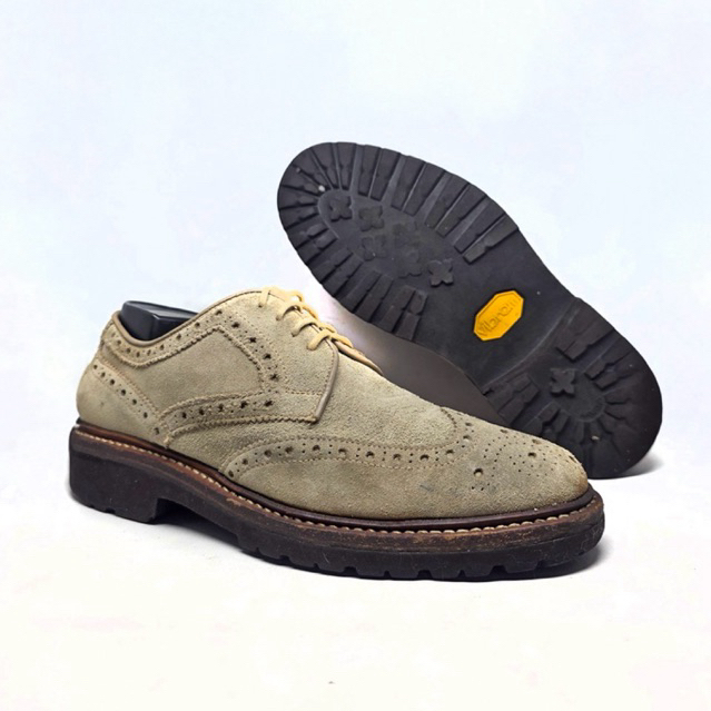 REGAL Heritage Japan Vibram Sepatu Brogue Wingtip Formal Pria size 40