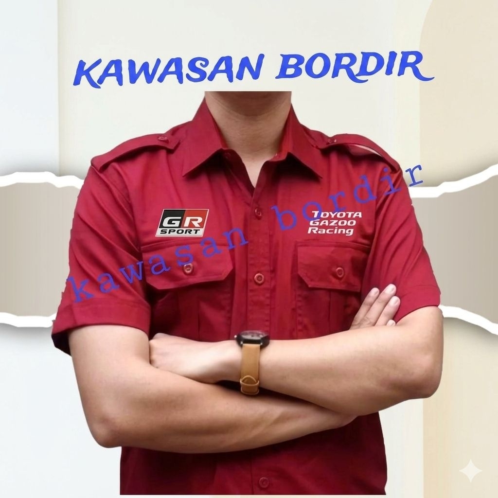 Terbaru kemeja Toyota gazoo racing seragam Toyota gazoo racing baju Toyota gazoo racing pdh Toyota g