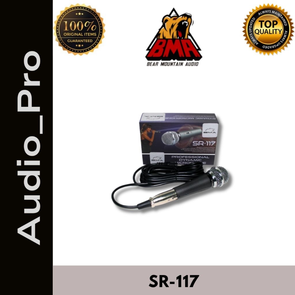 Mic Kabel BMA SR-117 Microphone Cable BMA SR117 / Mic Kabel BMA SR-117 / Mic Gendang Kendang BMA SR 