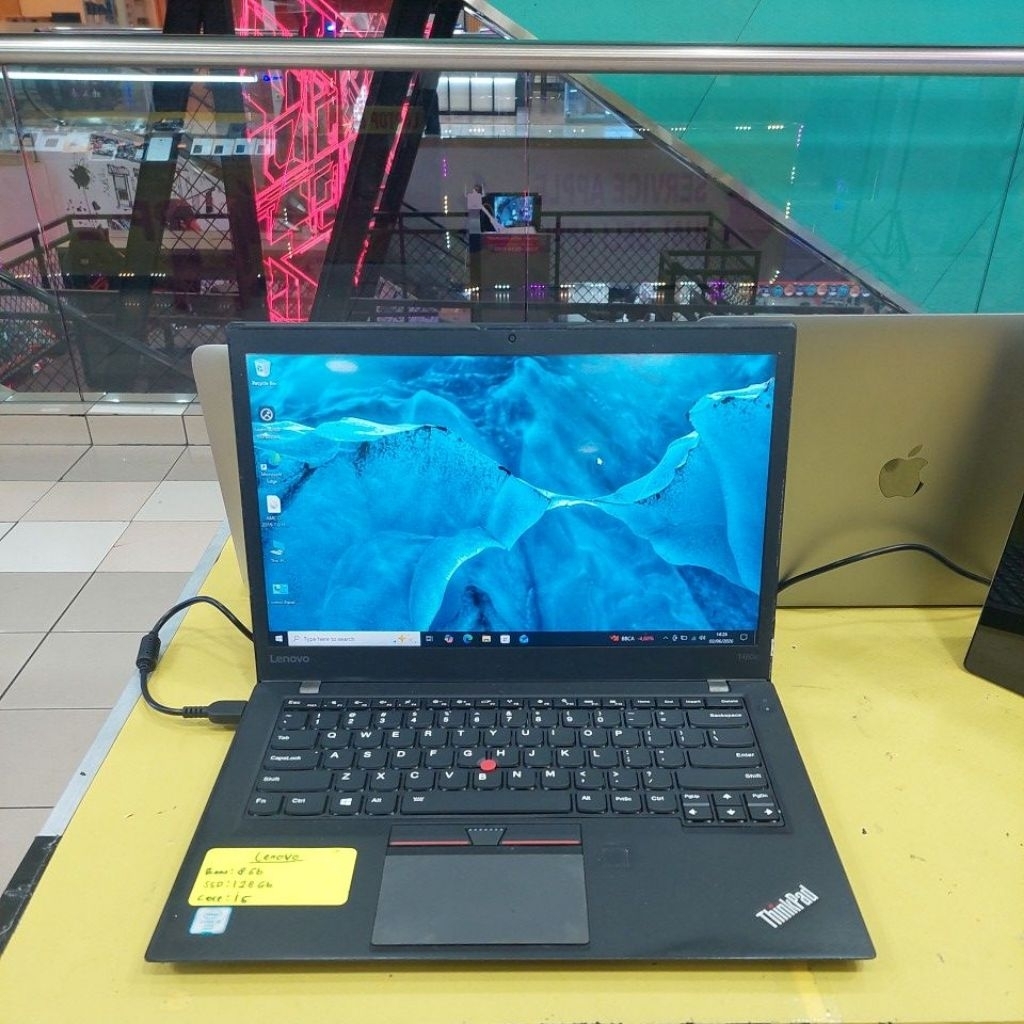 Laptop Lenovo Thinkpad T460s core i5-6300U ram 8gb ssd 128gb 1357