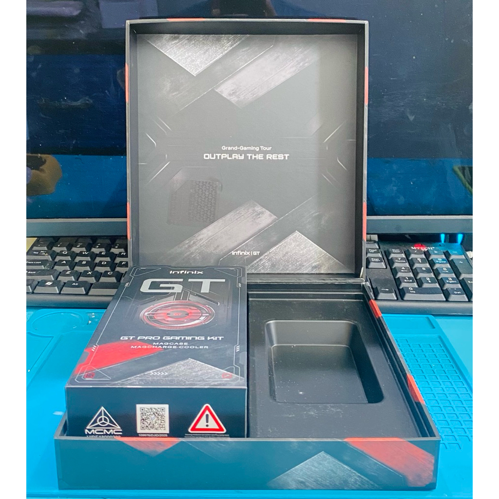 ( Second ) gift-box giftbox infinix gt 30 pro + coller case & kabel data