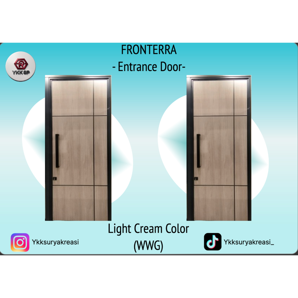 FRONTERRA ENTRANCE DOOR BY YKKAP -   Finished Goods Pintu aluminium x wood dari YKK AP