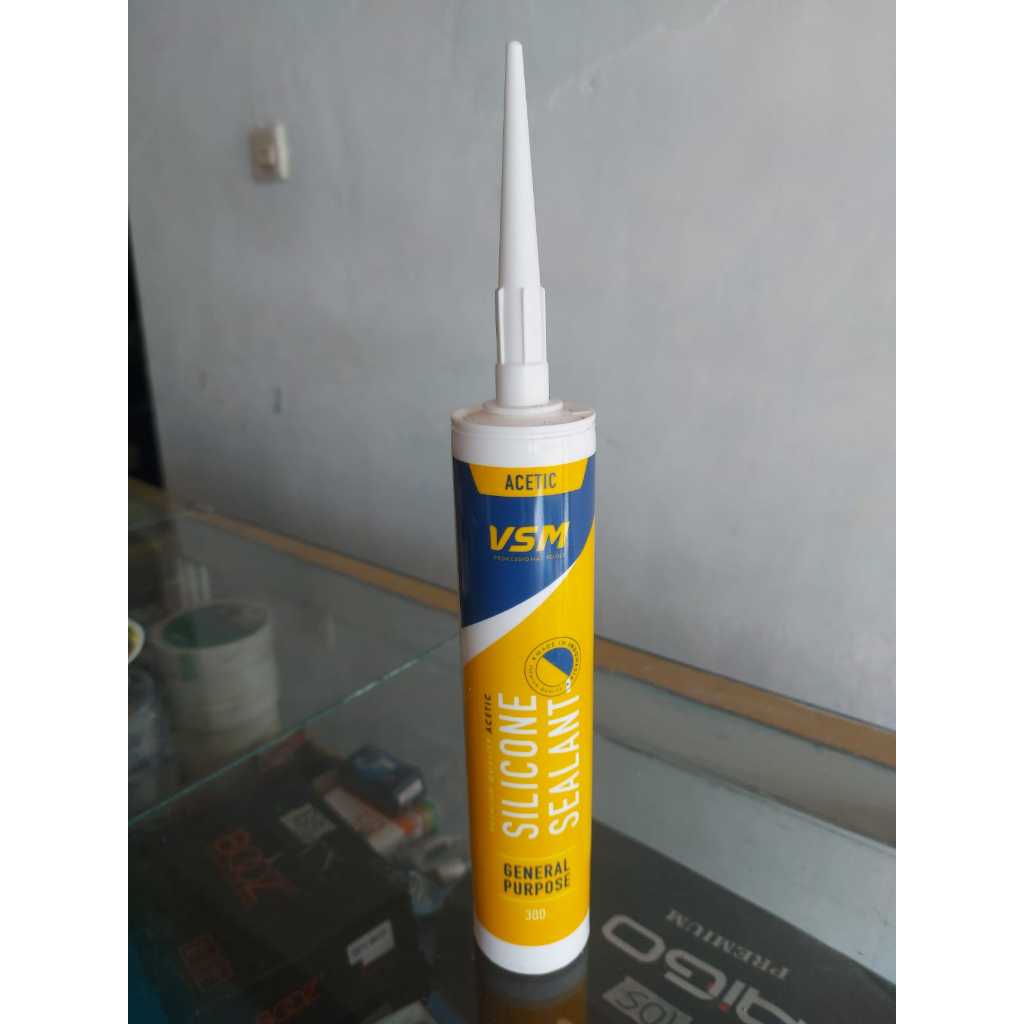 Lem Silicone Tabung VSM Lem Kaca Lem Aquarium