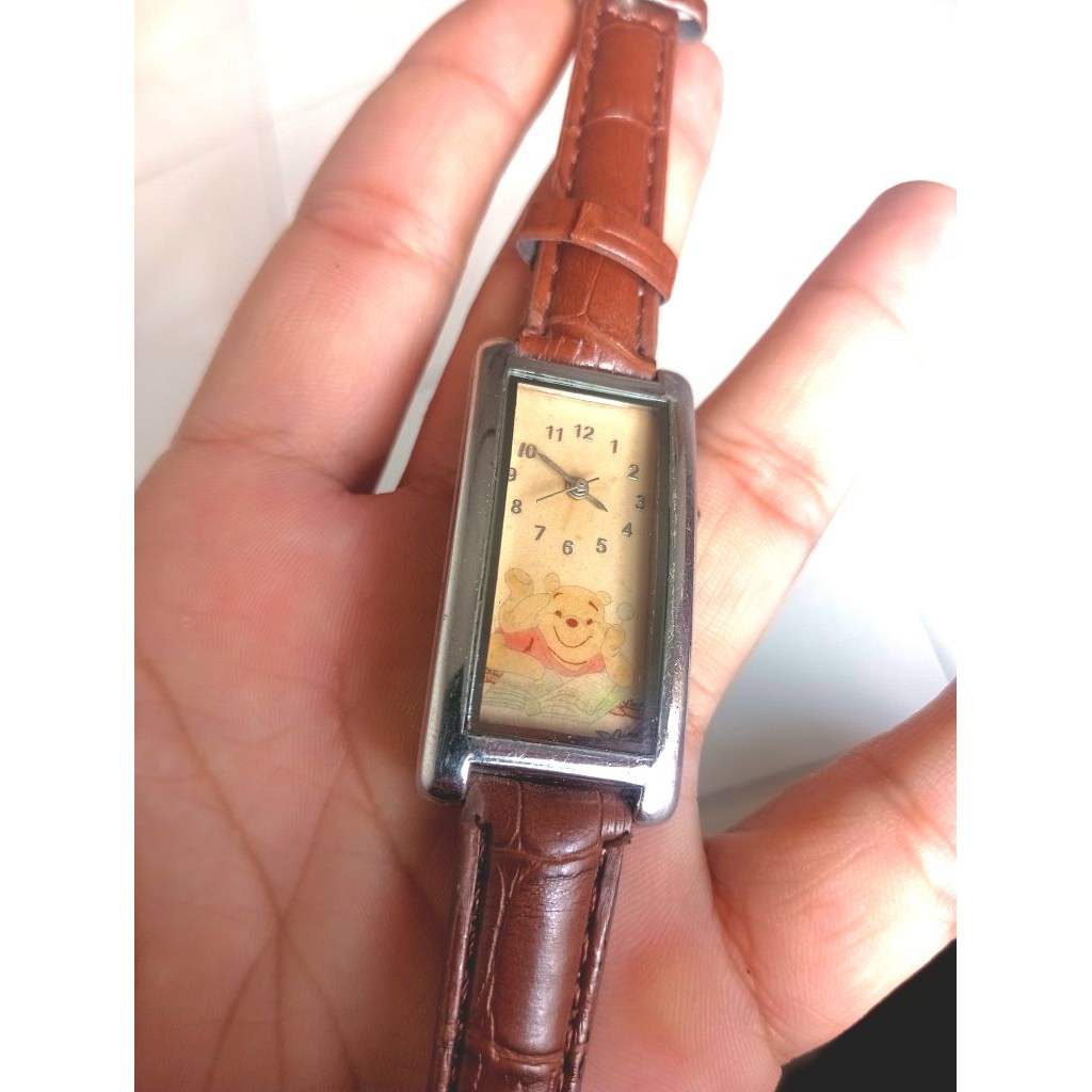 jam tangan tank vintage motif winnie the pooh