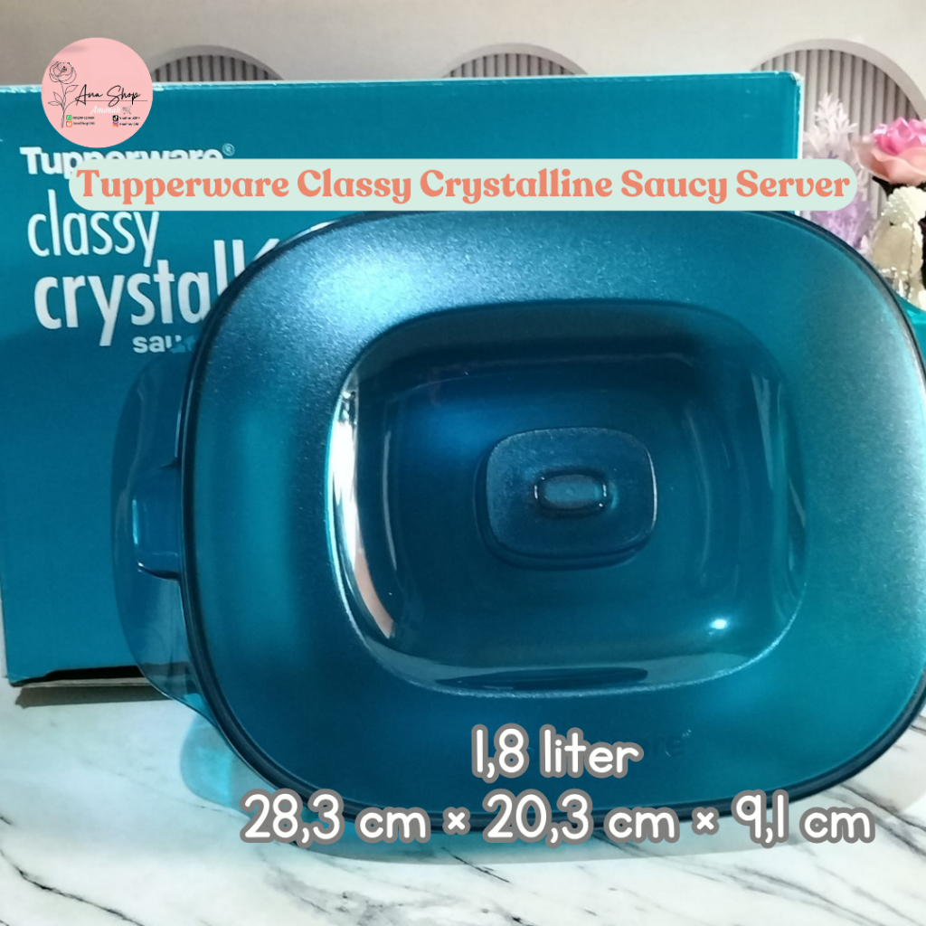 Tupperware Classy Crystalline Saucy Server (1)