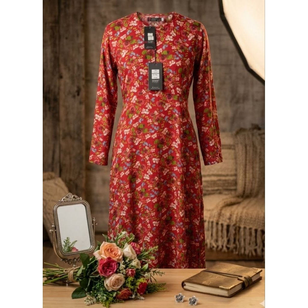 NEW Gamis bunga NMR Namira
