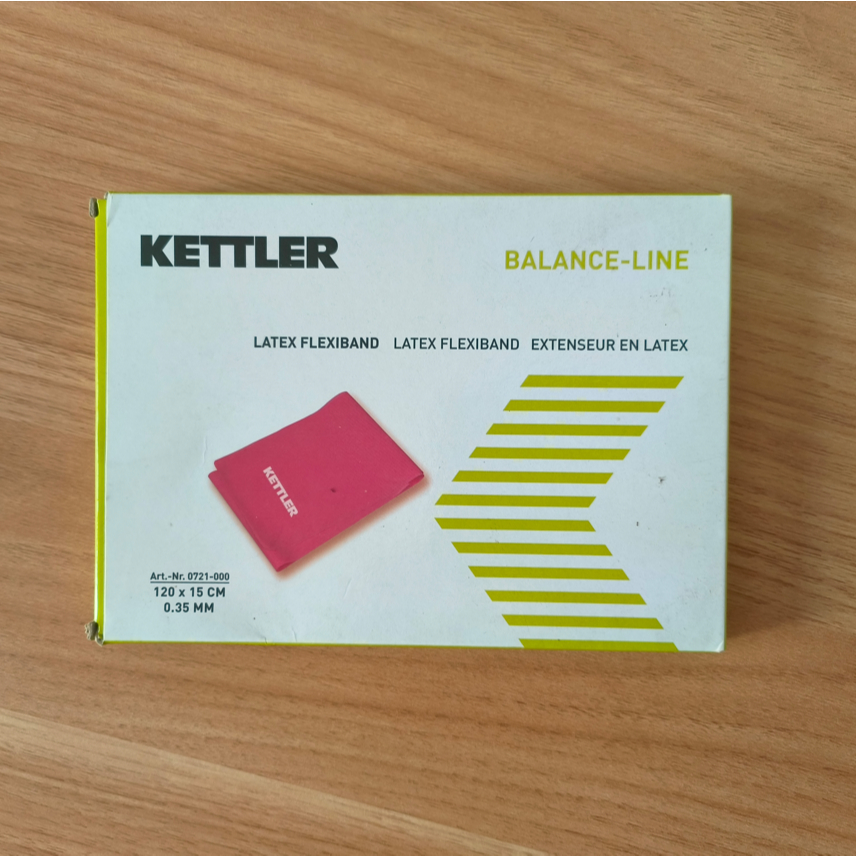 KETTLER Latex Flexiband / Karet Yoga Pilates 120x15cm (Preloved/Bekas)