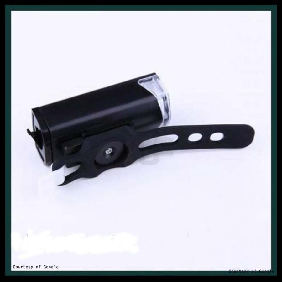 Lampu LED Depan Sein Sepeda Bicycle Bike USB Rechargeable
