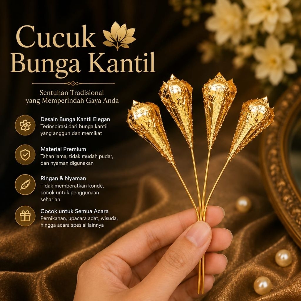 Cucuk Bunga Kantil/Cucuk Kantil/Cucuk Premium/Cucuk Viral