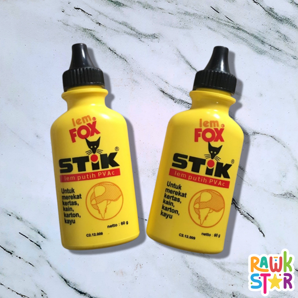 Lem Fox Stik 60 gram Kuning