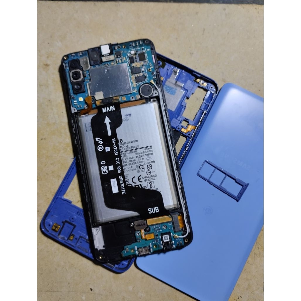 mesin samsung a70 ram 6/128gb minus baca deskrifsi