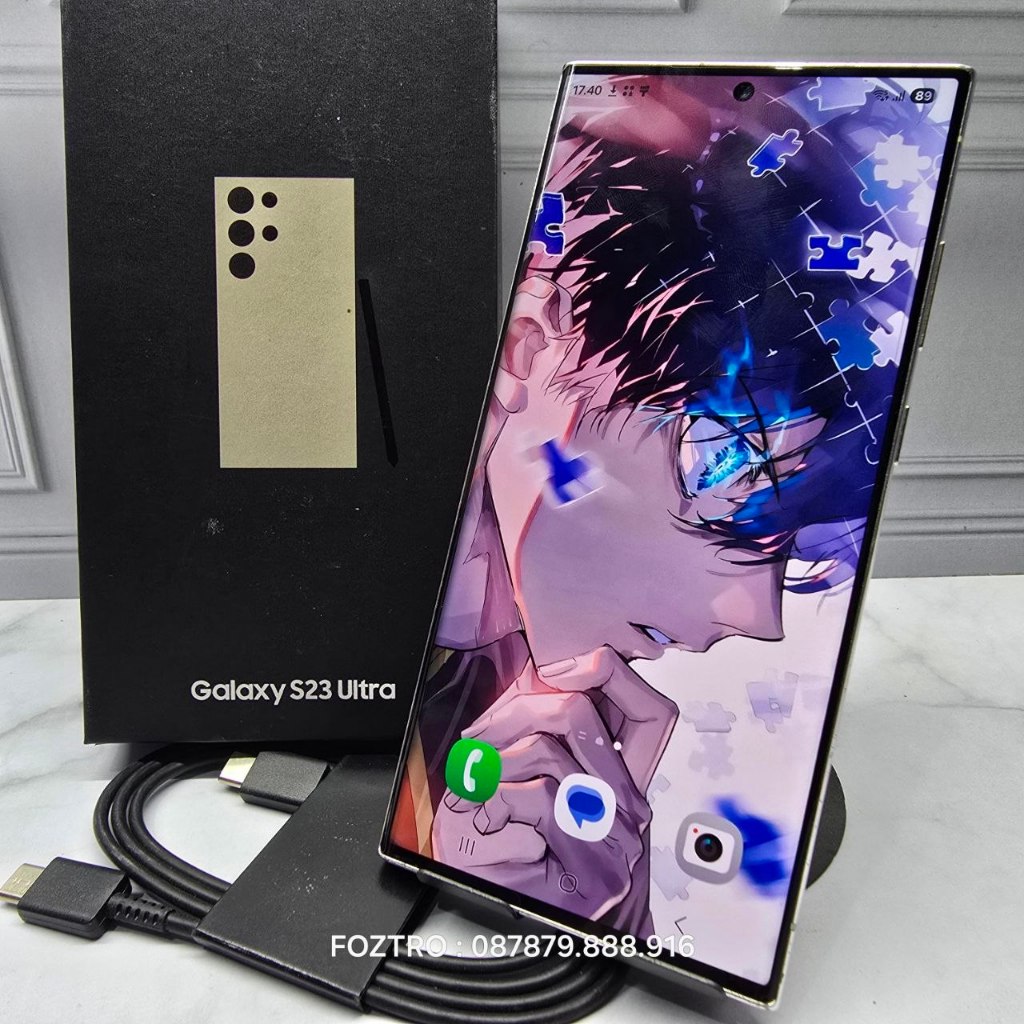 Samsung Galaxy S23 Ultra 12/512GB Cream Fullset Resmi SEIN No Minus Second