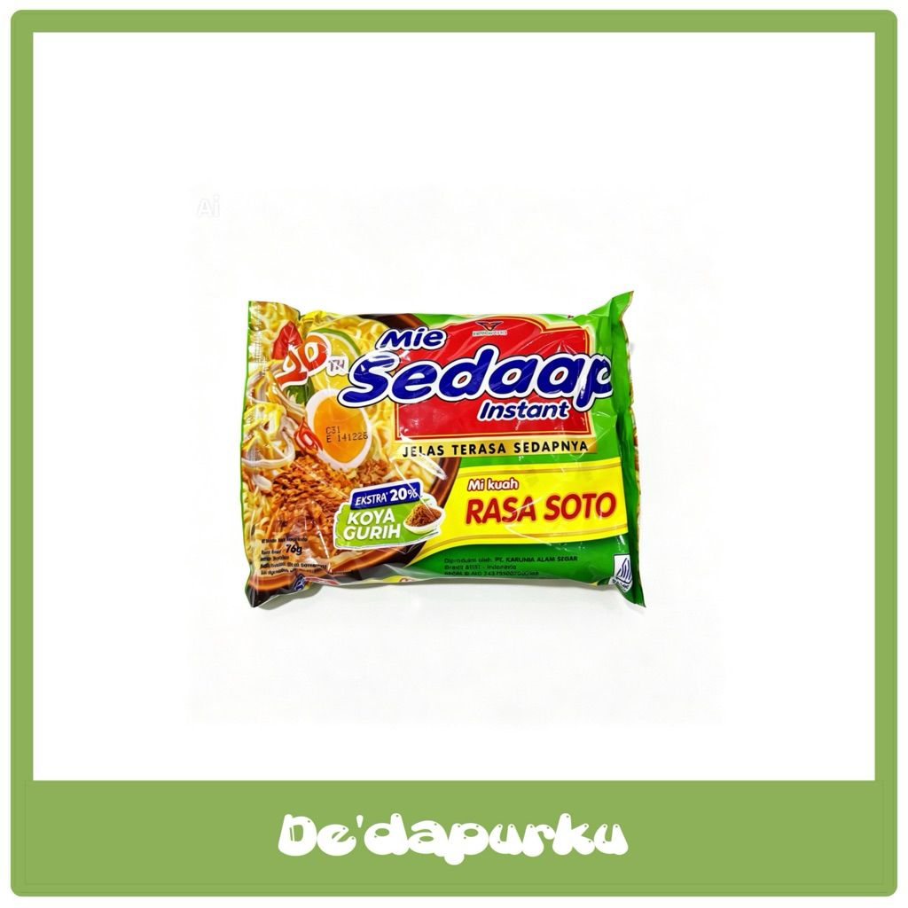 Mie Sedap Rebus Soto