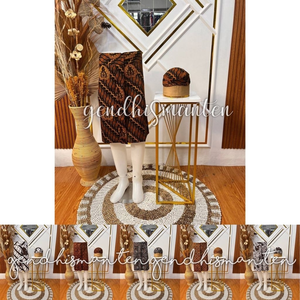 Gendhis • Sembong + Blangkon sunda Jarik - Motif Lengkap