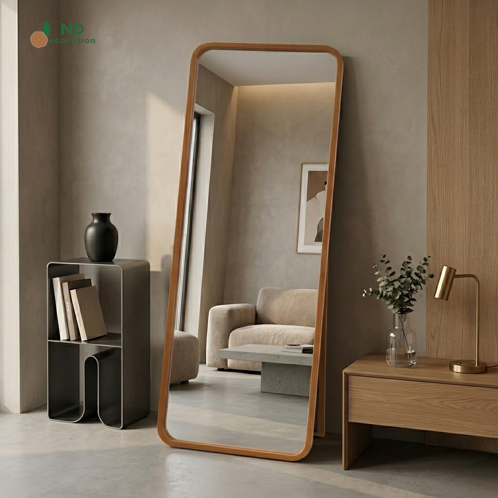 ND Decoration - Standing Mirror Oval 3D 160x60cm