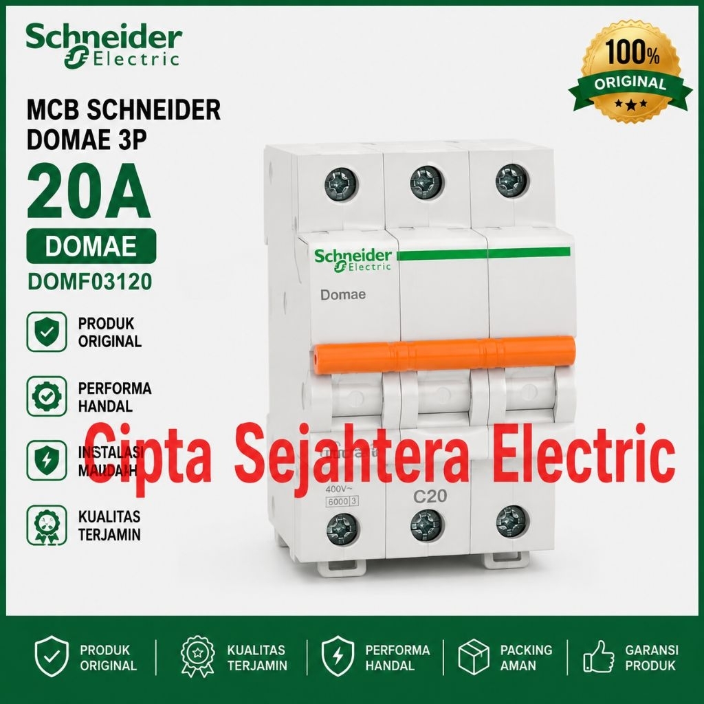 MCB Schneider Domae 3P 20A