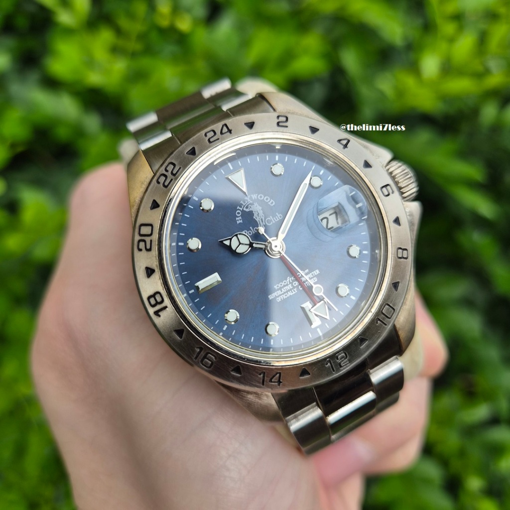 Jam tangan Hollywood Polo Sports Club automatic 17 jewels ref 008-34-UDD-ST