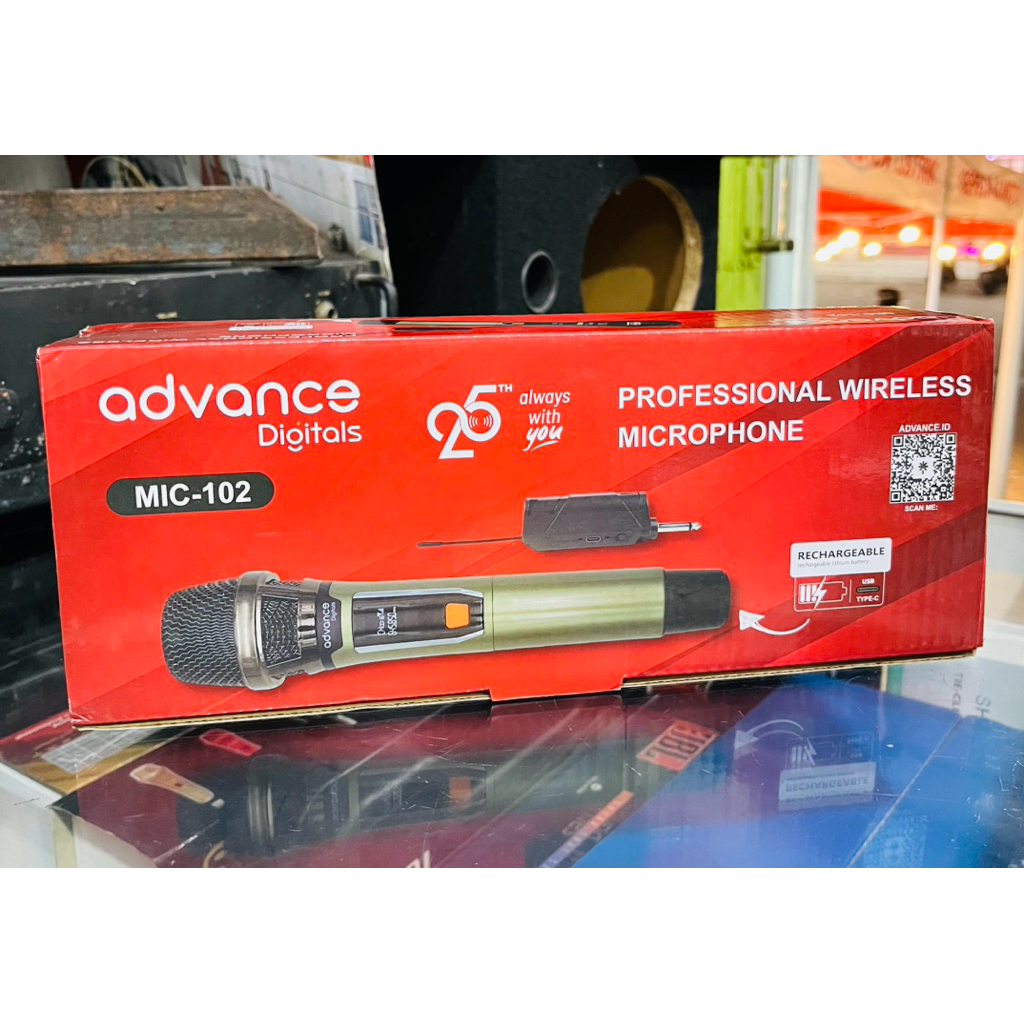 MIC WIRELESS SINGLE ADVANCE MIC-102 BATTERY CHARGER